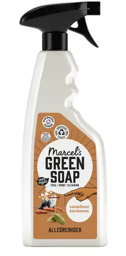 De Online Drogist Marcels green soap allesreiniger spray sandelhout & kardemom aanbieding