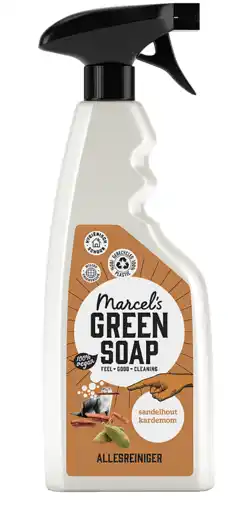 De Online Drogist Marcels green soap allesreiniger spray sandelhout & kardemom aanbieding