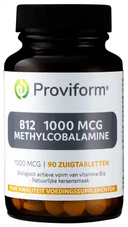 De Online Drogist Proviform b12 1000mcg methylcobalamine zuigtabletten 90st aanbieding