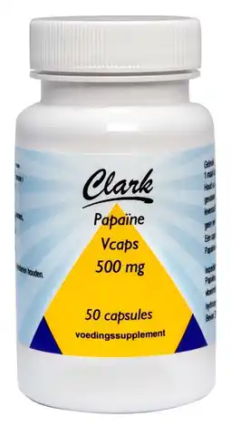 De Online Drogist Clark papaine 500mg capsules aanbieding