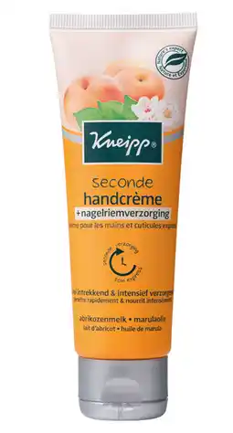 De Online Drogist Kneipp handcreme seconde abrikozenmelk aanbieding