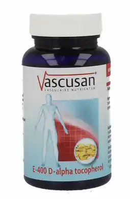 De Online Drogist Vascusan e-400 d-alpha tocopherol capsules aanbieding