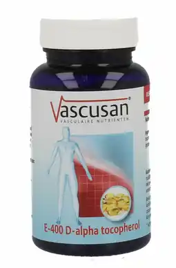 De Online Drogist Vascusan e-400 d-alpha tocopherol capsules aanbieding