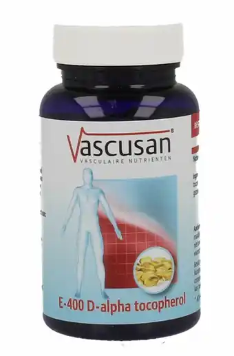 De Online Drogist Vascusan e-400 d-alpha tocopherol capsules aanbieding