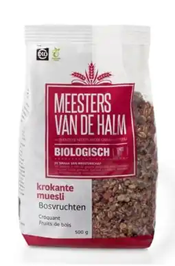 De Online Drogist De halm krokante muesli bosvruchten biologisch aanbieding