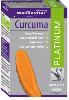 De Online Drogist Mannavital curcuma platinum capsules 60st aanbieding