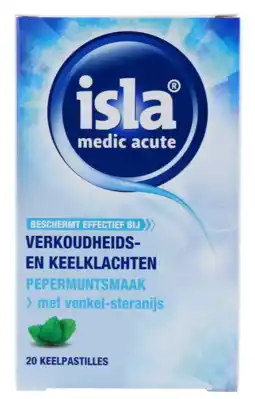 De Online Drogist Isla medic acute keelpastilles 20st aanbieding
