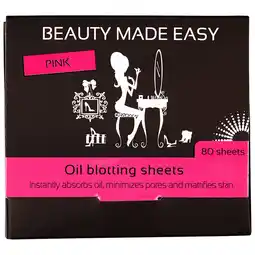 De Online Drogist Beauty made easy oil blotting sheets pink aanbieding