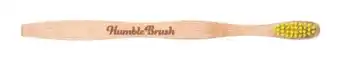 De Online Drogist Humble brush tandenborstel bamboe geel aanbieding