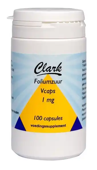 De Online Drogist Clark foliumzuur 1mg capsules aanbieding