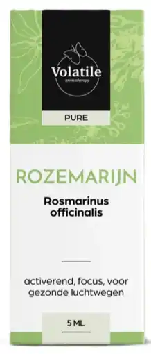 De Online Drogist Volatile rozemarijn extra (rosmarinus officinalis) 5ml aanbieding