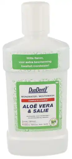 De Online Drogist Duodent mondspoelwater aloe vera & salie aanbieding