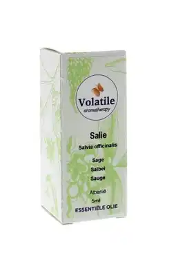 De Online Drogist Volatile salie (salvia officinalis) 5ml aanbieding