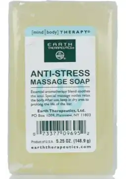 De Online Drogist Earth therapeutics antistress massagezeep 150gr aanbieding