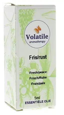 De Online Drogist Volatile aromamengsel fris, rust 5ml aanbieding