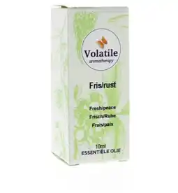 De Online Drogist Volatile aromamengsel fris, rust 10ml aanbieding