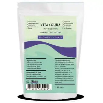 De Online Drogist Vita cura pure magnesium badzout vlokken lavendel aanbieding