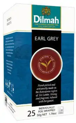 De Online Drogist Dilmah earl grey thee zakjes aanbieding