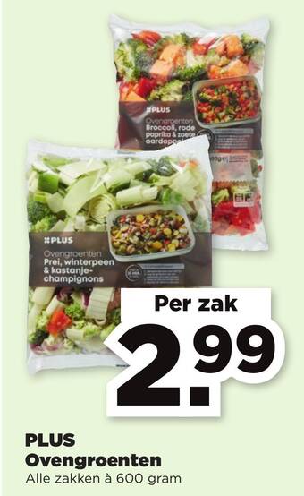 PLUS PLUS Ovengroenten 600g aanbieding
