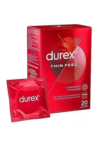 Amazon Durex - condooms thin feel - extra dun - 20 stuks aanbieding