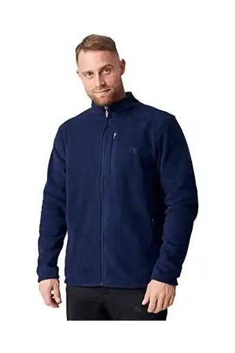 Amazon Danish endurance micro fleece jas voor heren, hoge kraag, zak met rits aanbieding