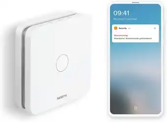 Amazon Netatmo - slimme koolmonoxidemelder, wi-fi, 10 jaar batterijduur, alarm van 85 db, zelftestfunctie, geen domotica-box nodig, aanbieding