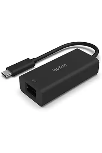Amazon Belkin usb type c naar 25 gb ethernetadapter usbifgecertificeerd thunderbolt 3 en 4 / usbc naar lan netwerkadapter compatibel aanbieding