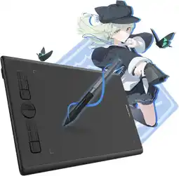 Amazon Huion inspiroy h580x 8x5 inch tekentablets pad digitaal grafisch tablet met 8192 niveaus batterijloze pen en 8 sneltoetsen, c aanbieding