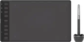 Amazon Huion inspiroy 2 m grafisch tablet, nieuwe pw110 digitale pen, 8 aanpasbare sneltoetsen, 3 groepstoetsen, 1 gemakkelijk te ge aanbieding