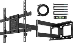Amazon Bontec tv-muurbeugel met extra lange scharnierarm 850 mm voor 32-70 inch lcd/led/oled flatscreens tot 60 kg, kantelbaar, zwen aanbieding