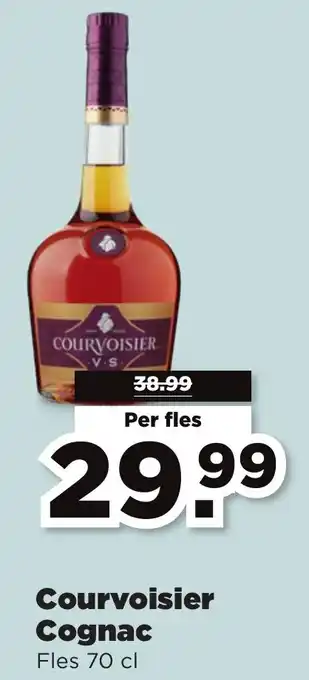 PLUS Courvoisier Cognac Fles 70 cl aanbieding