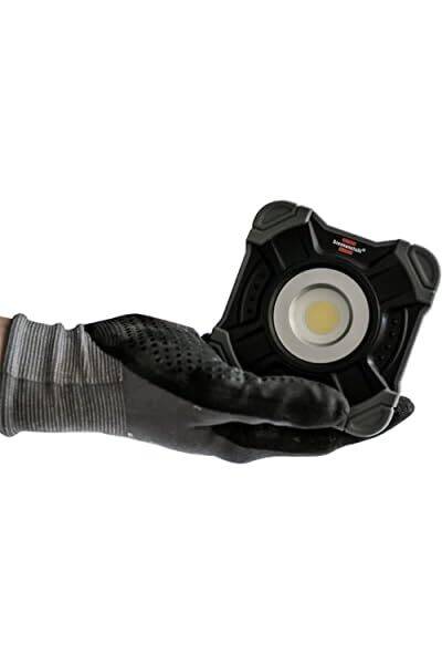 Sonnewelt Led-bouwlamp, 150 W, bouwplaatspot, werklamp, 13000 lumen, 6000 K, bouwlamp led met 3 m kabel en opvouwbare standaard, bouwplaats-lamp, IP66 waterdicht, voor werkplaats, daglichtwit