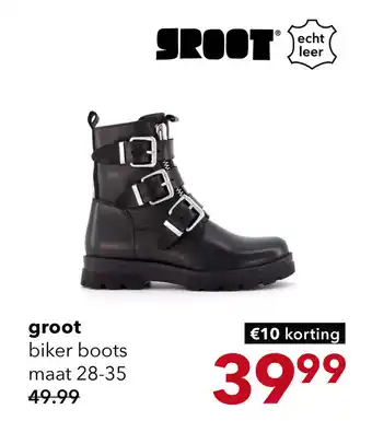 Scapino groot biker boots maat 28-35 aanbieding