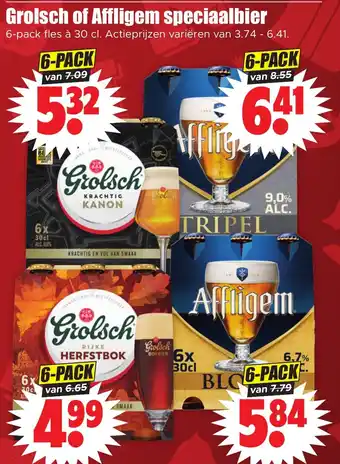 Dirk Grolsch of Affligem speciaalbier aanbieding