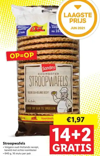 Lidl Stroopwafels aanbieding