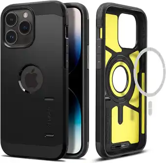 Amazon Spigen tough armor magfit case compatibel met iphone 14 pro max hoesje -zwart aanbieding