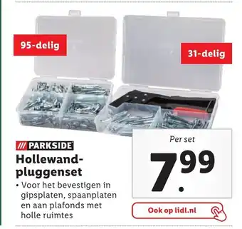 Lidl Hollewand-pluggenset aanbieding