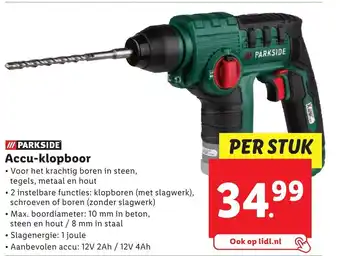 Lidl Accu-klopboor aanbieding