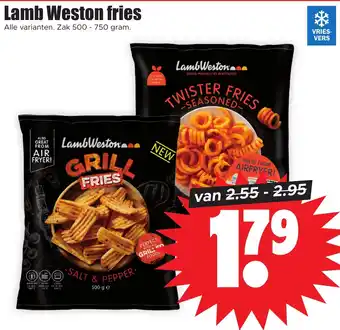 Dirk Lamb Weston fries 500-750 gram aanbieding