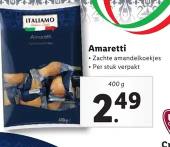 Lidl Amaretti 400g aanbieding