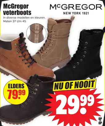 Dirk McGregor veterboots aanbieding
