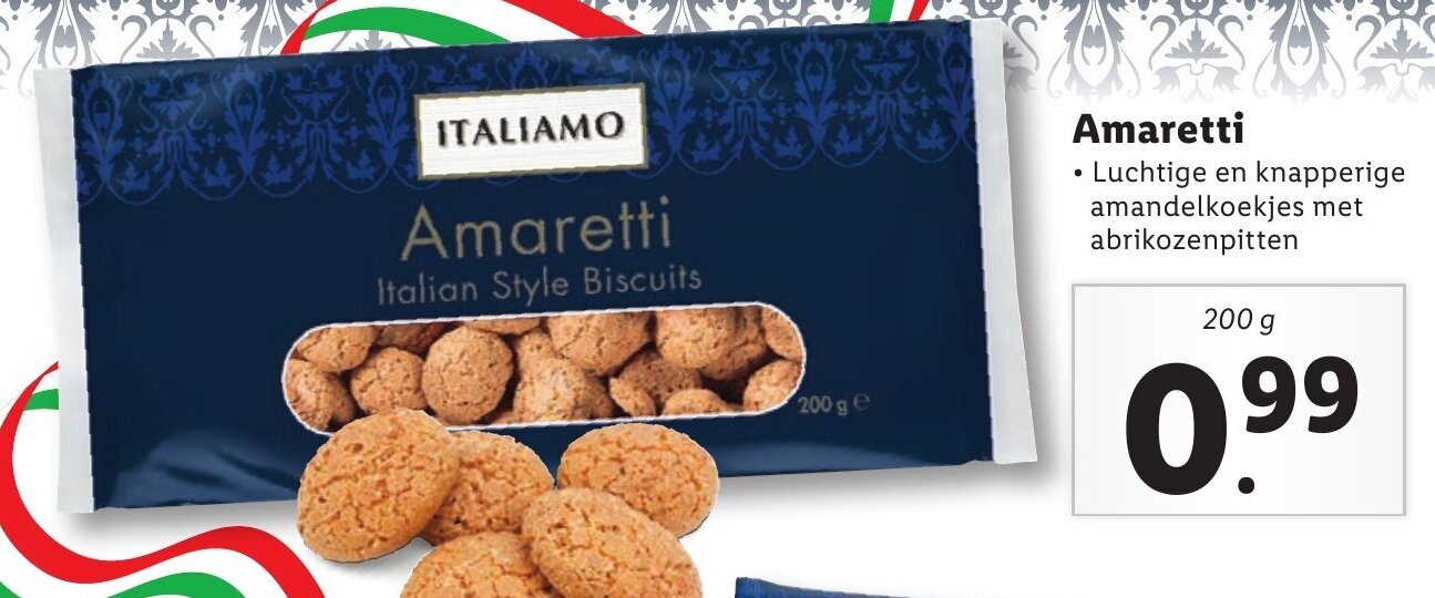 Amaretti 200g aanbieding bij Lidl