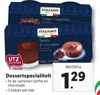 Lidl Dessertspecialiteit 180-200g aanbieding