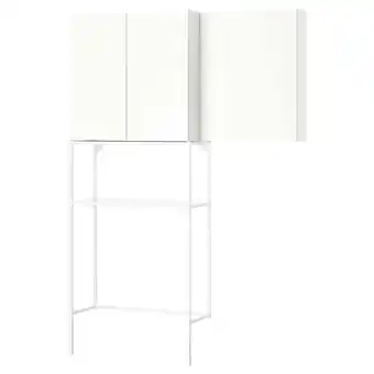 IKEA Enhet opbergcombinatie, wit, 140x32x204 cm aanbieding