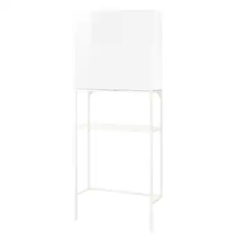 IKEA Enhet opbergcombinatie, wit/hoogglans wit, 80x32x204 cm aanbieding