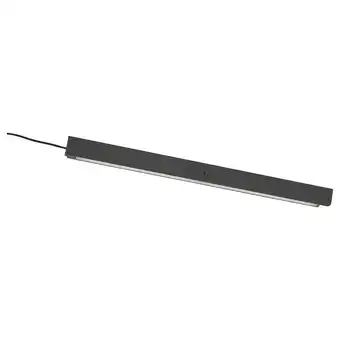 IKEA Översidan led-strip kledingkast met sensor, dimbaar donkergrijs, 46 cm aanbieding