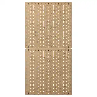 IKEA Skådis ophangbord, combinatie, hout, 56x112 cm aanbieding