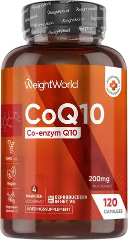 Amazon Co enzym q10 capsules - coq10 200 mg per capsule - 120 vegan capsules voor 4 maanden - natuurlijk gefermenteerd coq10 supplem aanbieding
