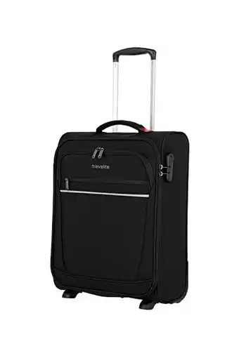 Amazon Travelite cabin 90237 handbagage, 2-wiel, 52 cm, 39 liter, zwart aanbieding