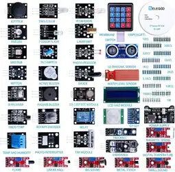 Amazon Elegoo geavanceerde 37-in-1 sensormodule bouwpakket compatibel met arduino ide met handleiding voor elektronicaprojecten aanbieding